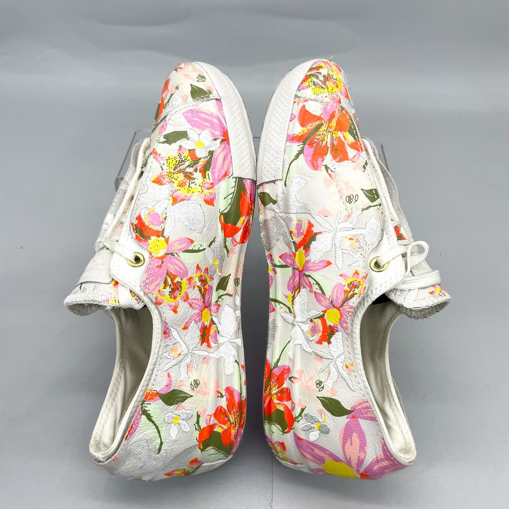 Converse PatBo Womens 8 Chuck Taylor All Star CTAS Floral Leather Sneakers Shoes - Picture 10 of 12